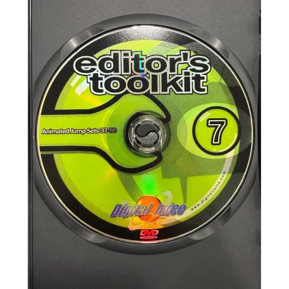 Digital Juice Editor's Toolkit DVD Set Vol 1-10 Motion Graphics Video Assets
